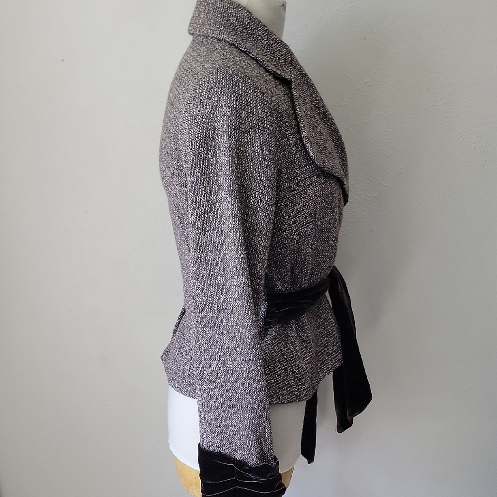 Nougat London Wool Silk Tweed Jacket - Picture 9 of 16